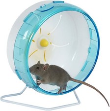 Silent Spinner 21cm for Hamsters and Gerbils Stand and cage attachment