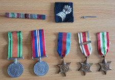 ww2 medals original british Military Collection Full Size with Ribbons