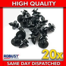 20X WHEEL ARCH LINING SPLASH GUARD CLIPS FOR NISSAN 8MM PLASTIC TRIM CLIPS