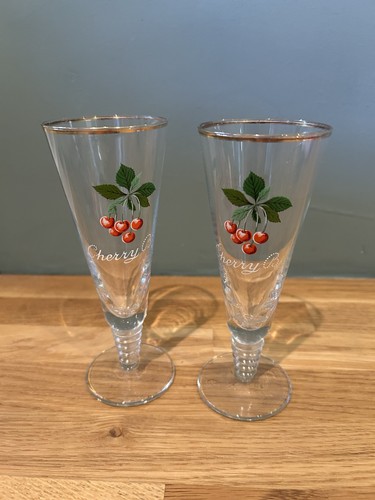 Vintage cherry flutes - vintage, b
