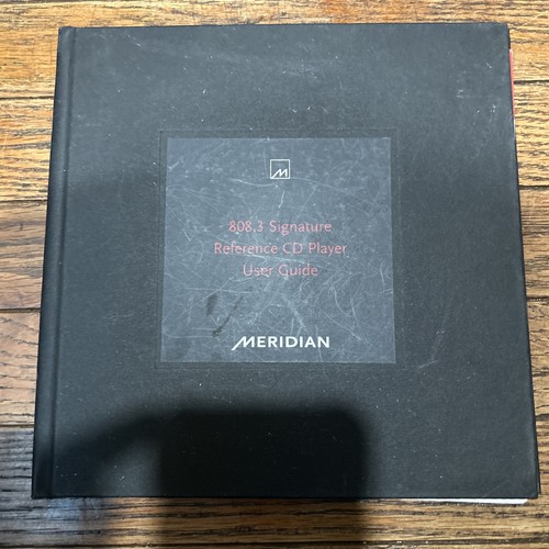 Meridian owner manuals 808 - meridian,