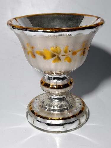 Antique silver mercury glass - silver,