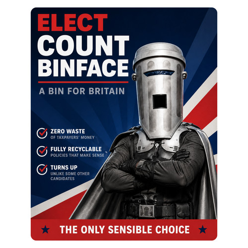 Elect count binface sticker - elect,