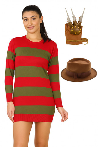 Womens freddy krueger - krueger, costume