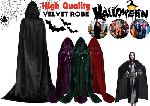 Adult velvet hooded - adult,