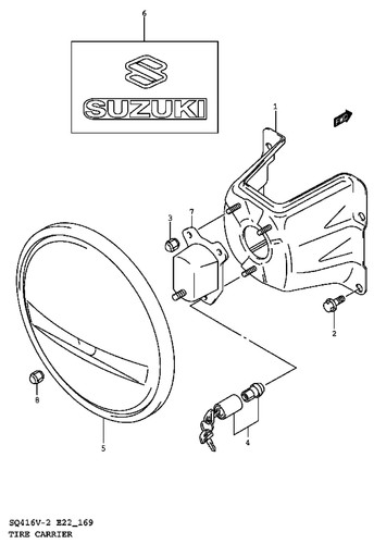 Suzuki genuine spare - genuine, tire