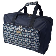 Sewing Machine Bag Navy Daisy 33 x 45.7 x 20.32 cm, Sew Stylish PT660-NAVY-DAISY