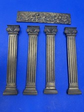 Antique Brass Columns & Cherub