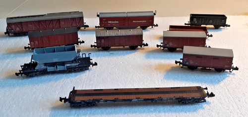 Minitrix gauge ten items - -,