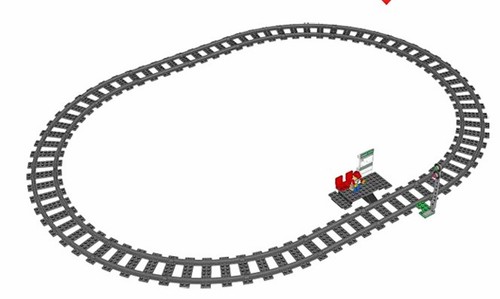 Lego city 2018 passenger - city, train