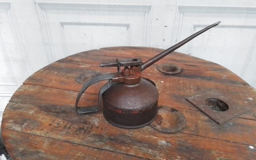 Vintage rare oil can - can, ,