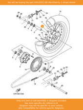 YAMAHA Hub, Rear, 5VK-25311-00