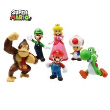 6-18pcs/Set Super Mario Bros PVC Action Figure Toys Dolls Model Set Luigi Yoshi