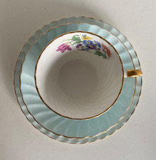 Aynsley Pale Light Blue Swirl