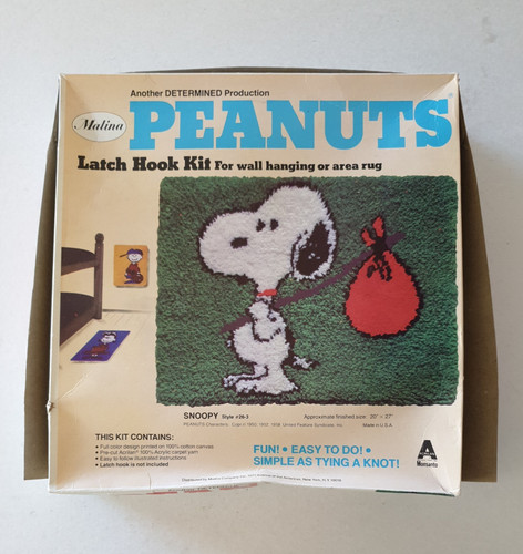 Vintage malina peanuts snoopy - malina,