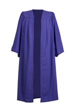 Choir Robe Purple Gown Mens Priest Preacher Clergy Flat Pleat Graduation Ladies