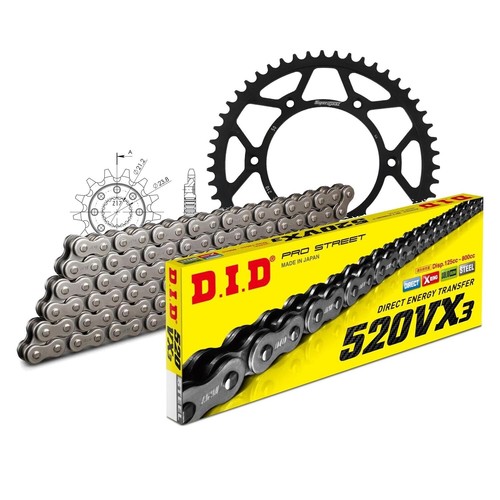 Did motorcycle chain - set, steel