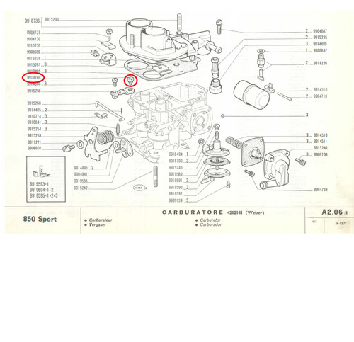 Original carburetor screws - original,