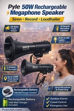 Pyle 50W Megaphone Speaker