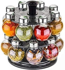 New Multipurpose Plastic Big Revolving Spice Rack 16 in 1/ Masala/Spice Rack Set