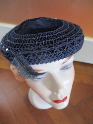 Vintage hat 1950s - hat,