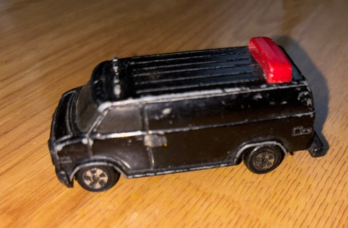 Ertl the team van - black, with