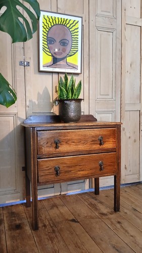 Art deco oak chest two - chest, of