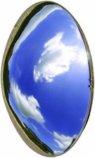 Stainless Steel Silver Domed