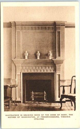 Postcard mantelpiece - postcard,