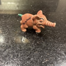 Vintage Shamrock Pottery Elephant W “Oh, My Head!” Decorative Porcelain Figure