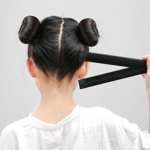 Hair bun maker donut styling - hair,