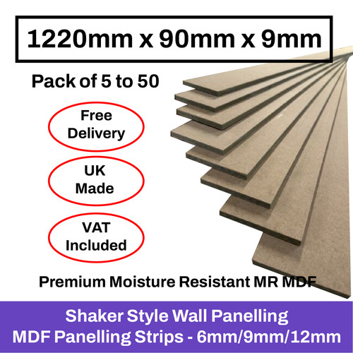 Mdf strips shaker wall - strips,