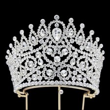12.6cm Tall Crystal Huge Tiara