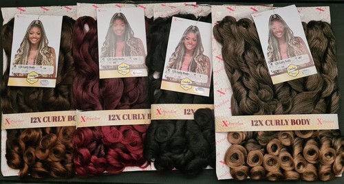 12x french loose curly braids - french,