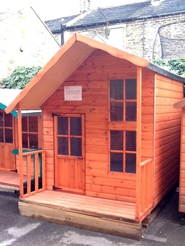 Children wooden playhouse - children's,