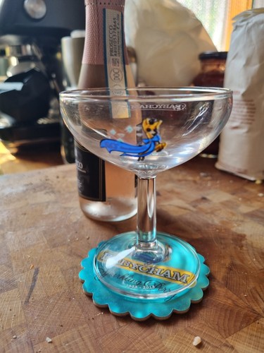 Anniversary babycham glass - anniversary,