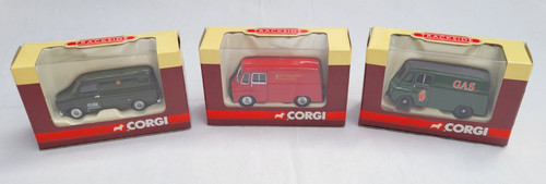 Corgi trackside morris van - trackside, ld