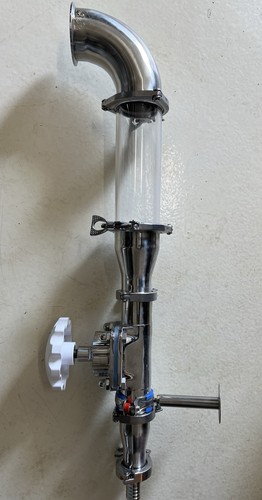 Brewing dump tube - tc,