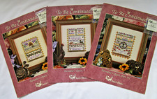 Just Nan Barnabee's Quest 3 Parts Cross Stitch Patterns w/ Embellishment Packs