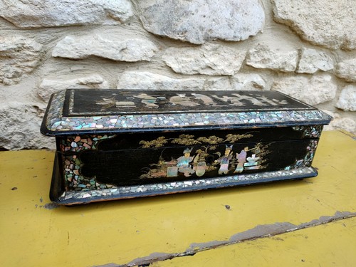 19th chinese lacquer and - lacquer,