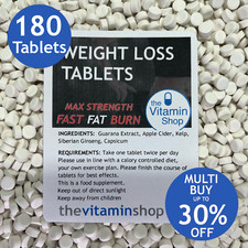 Weight Loss Fat Burners Keto High Strength Tablets for Diet &Slimming 180 Pills.