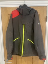 Spyder Insulated Ski Snowboard Jacket Men’s Large Excellent Condition Black