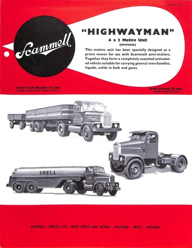 Scammell highwayman 4x2 motive - highwayman,
