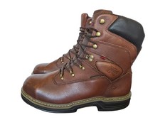 Wolverine W04822 Boots 13EW Multi Shox Slip Resistant Steel Toe Brown Leather