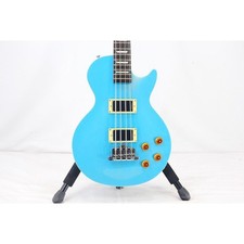 EPIPHONE LTD LES PAUL STANDARD BASS Used Maple+Alder body Blue w/Soft case