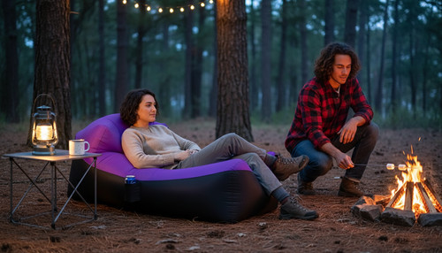 Inflatable lounger portable - inflatable,