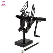 For Kawasaki Z750 2004 2005 2006 CNC Rearset Footpegs Rear Set Foot Pegs Pedals