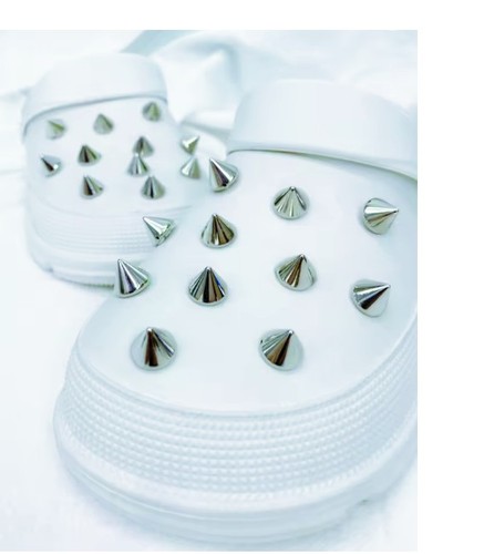 Punk spike stud charms clog - punk,