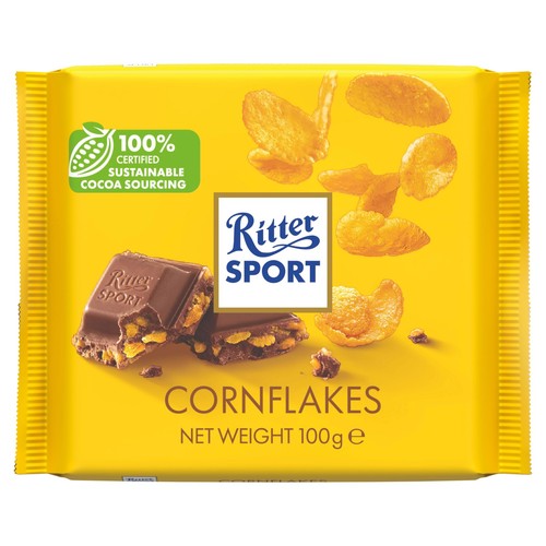 Ritter sport cornflakes 100g - cornflakes,