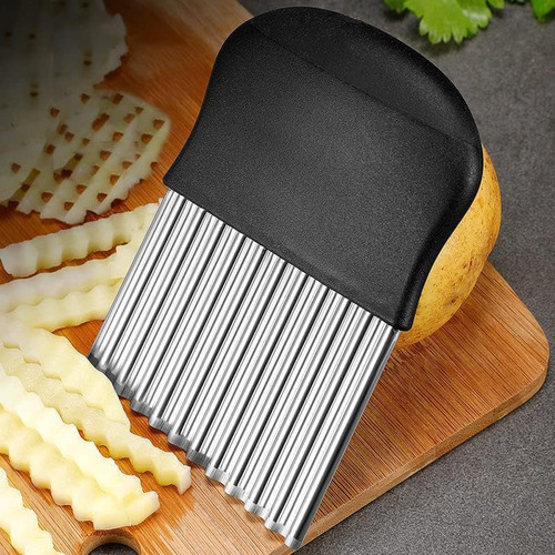 Crinkle chip cutter potato - chip,